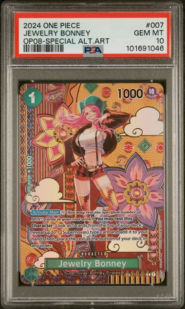 2024 ONE PIECE OP08-TWO LEGENDS #007 JEWELRY BONNEY SPECIAL ALTERNATE ART