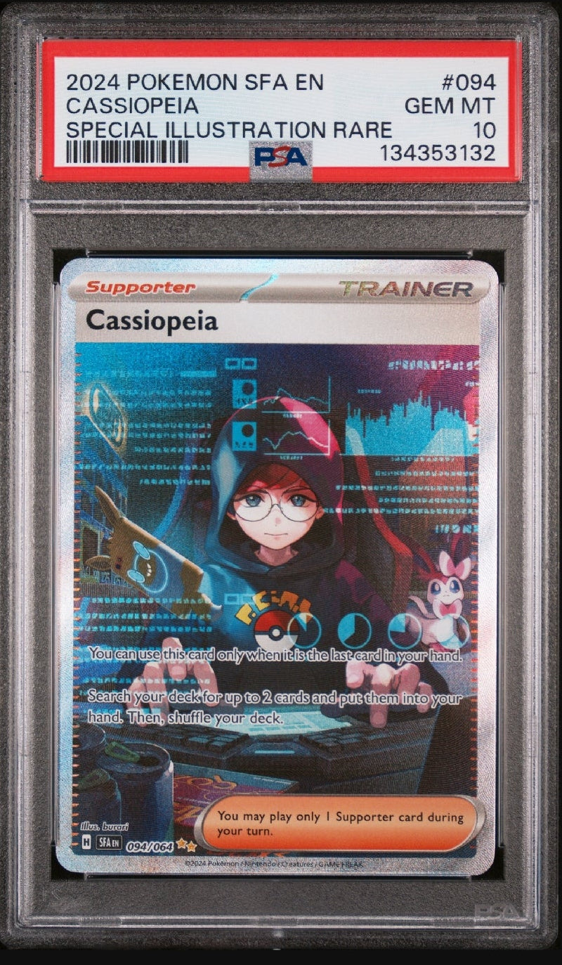 CASSIOPEIA SPECIAL ILLUSTRATION RARE PSA 10