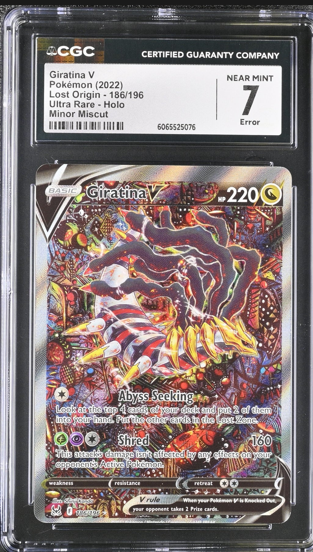 Giratina V Minor Miscut Error CGG7